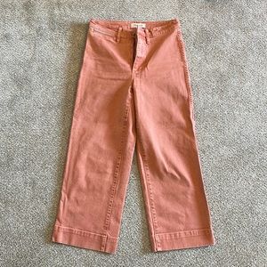 Burnt orange Madewell pants!